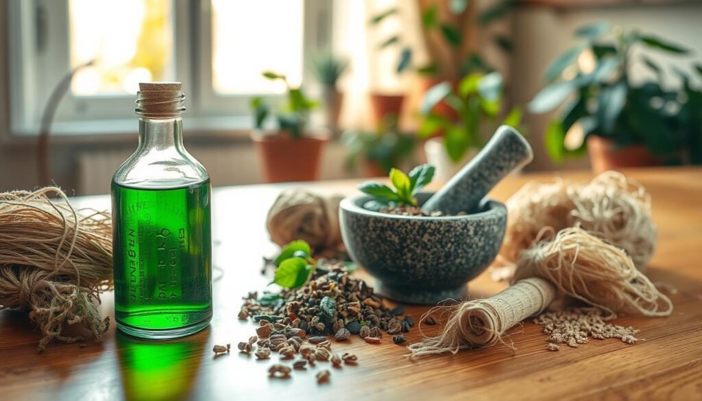 herbal extracts and natural fibers for weight management