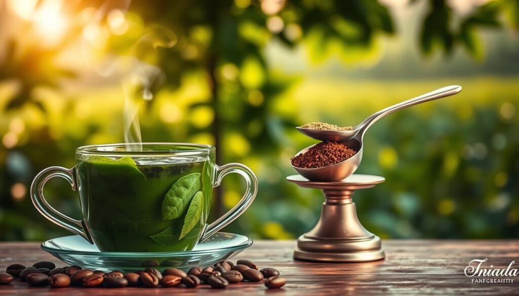 impact of caffeine and green tea extract