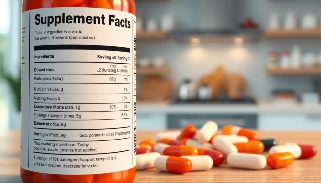 supplement facts dosage information