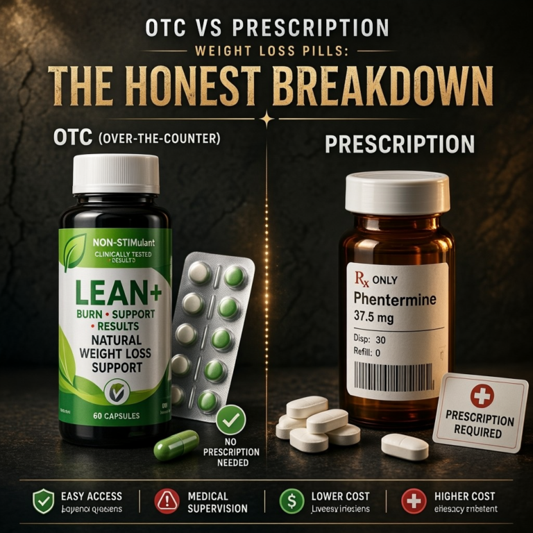 OTC vs prescription weight loss pills