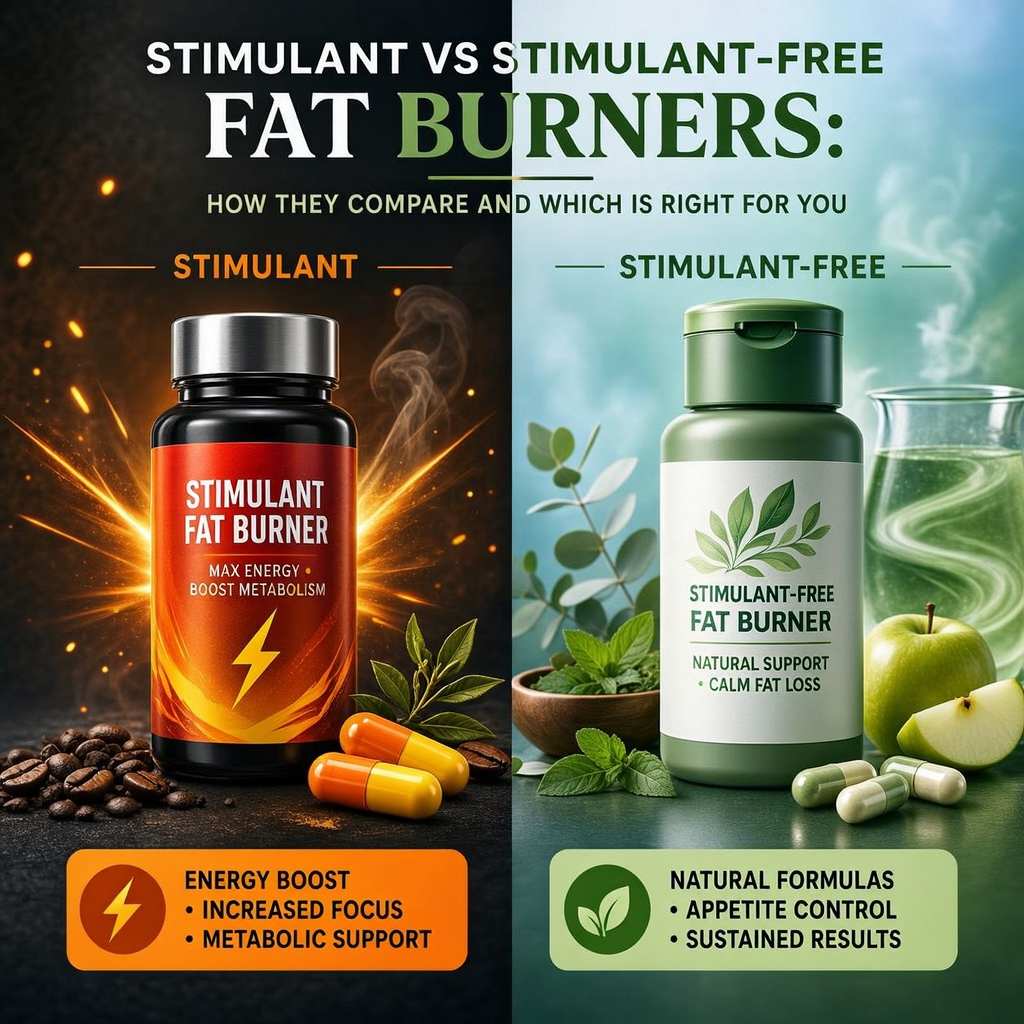stimulant vs stimulant-free fat burners