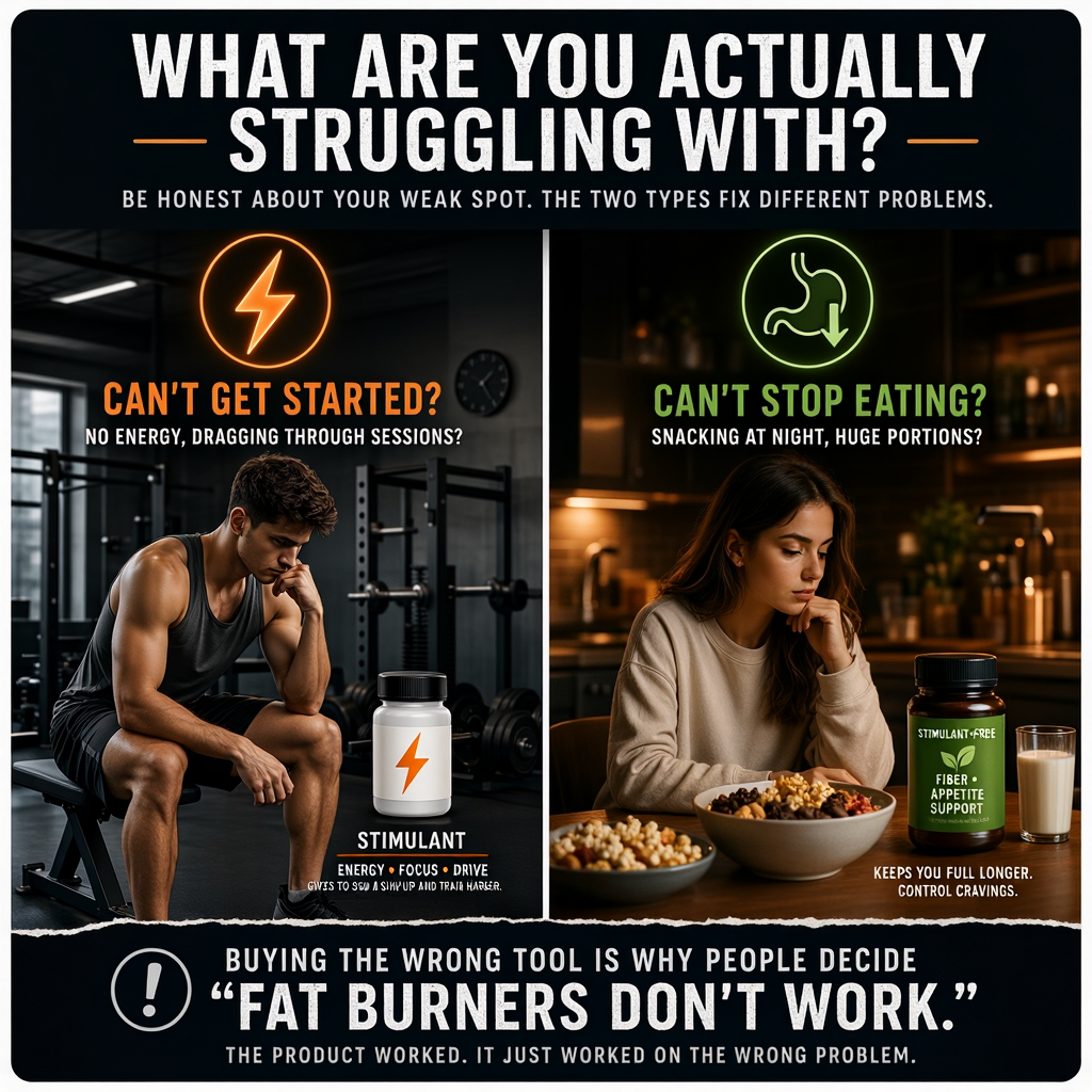 stimulant vs stimulant-free fat burners